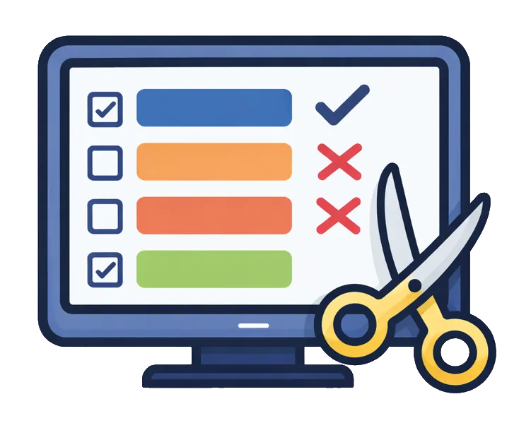 Bouquet customizer tool icon for editing and managing IPTV channel lists