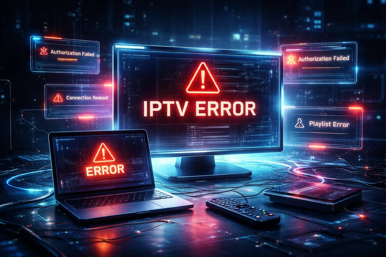 Common IPTV Error Messages Explained (And What They Actually Mean)